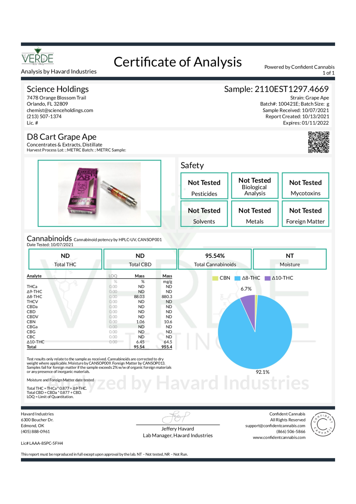 Cannibeast D8 Cartridge (single)