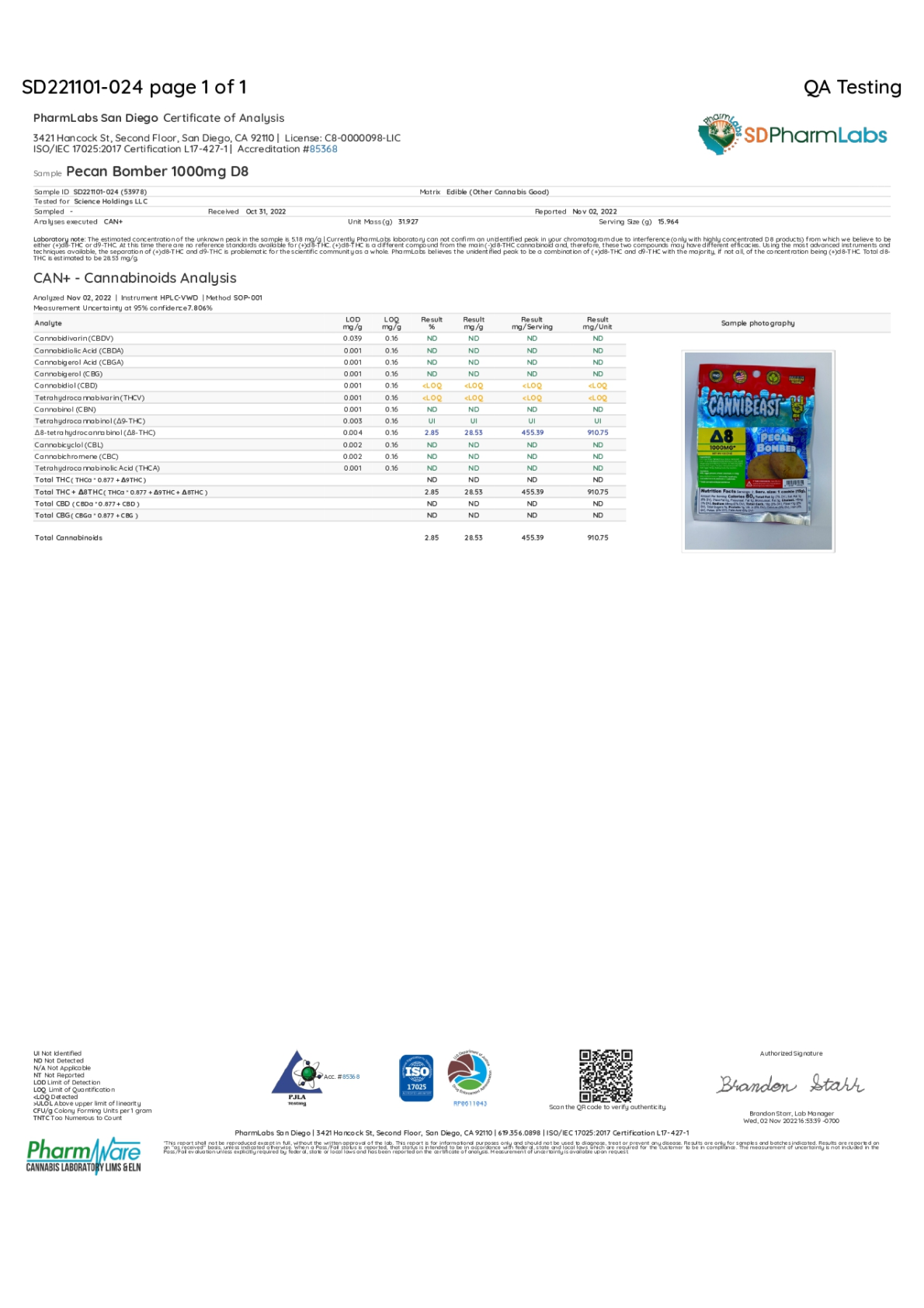 Cannibeast D8 Edibles 1000mg