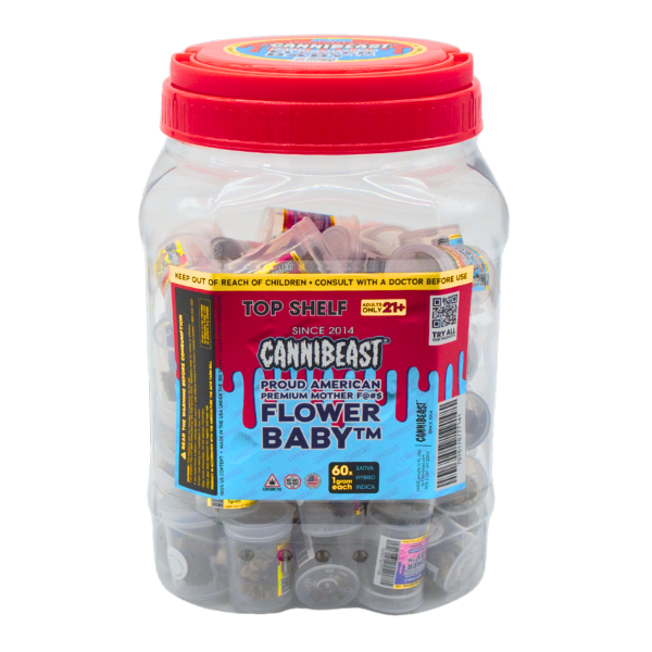 CANNIBEAST 1GR THCA FLOWER 60 x 1G EACH