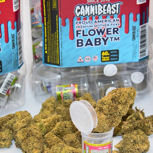CANNIBEAST 1GR THCA FLOWER 60 x 1G EACH