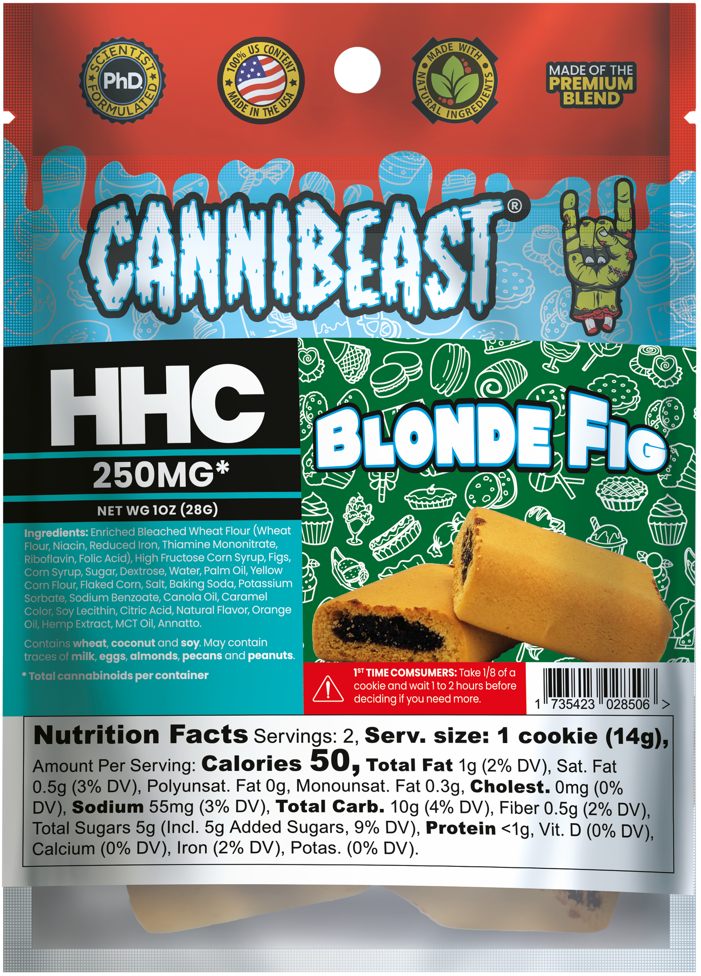 Cannibeast HHC Edibles 250mg