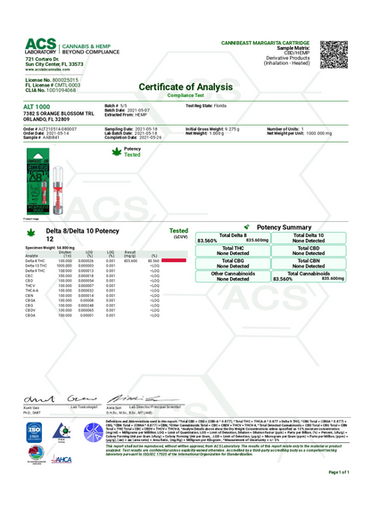 Cannibeast D8 Cartridge (single)