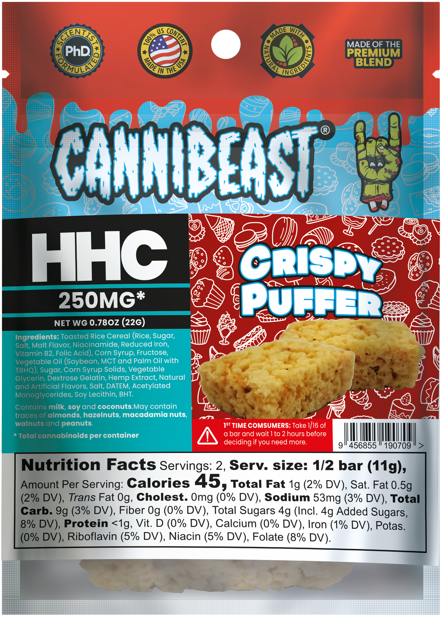 Cannibeast HHC Edibles 250mg