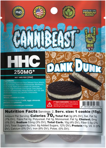 Cannibeast HHC Edibles 250mg