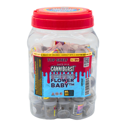 CANNIBEAST 1GR THCA FLOWER 60 x 1G EACH