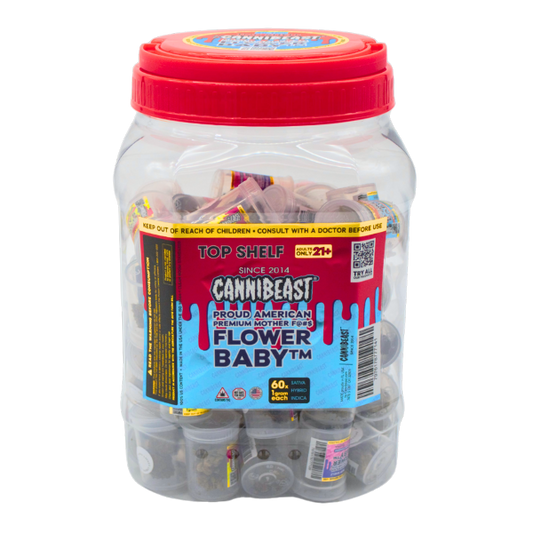 CANNIBEAST 1GR THCA FLOWER 60 x 1G EACH