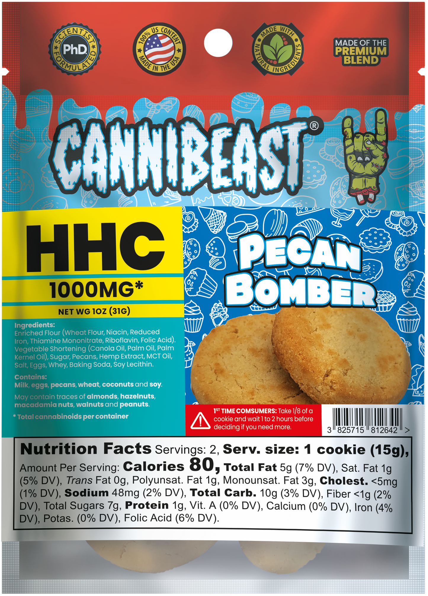 Cannibeast HHC Edibles 1000mg