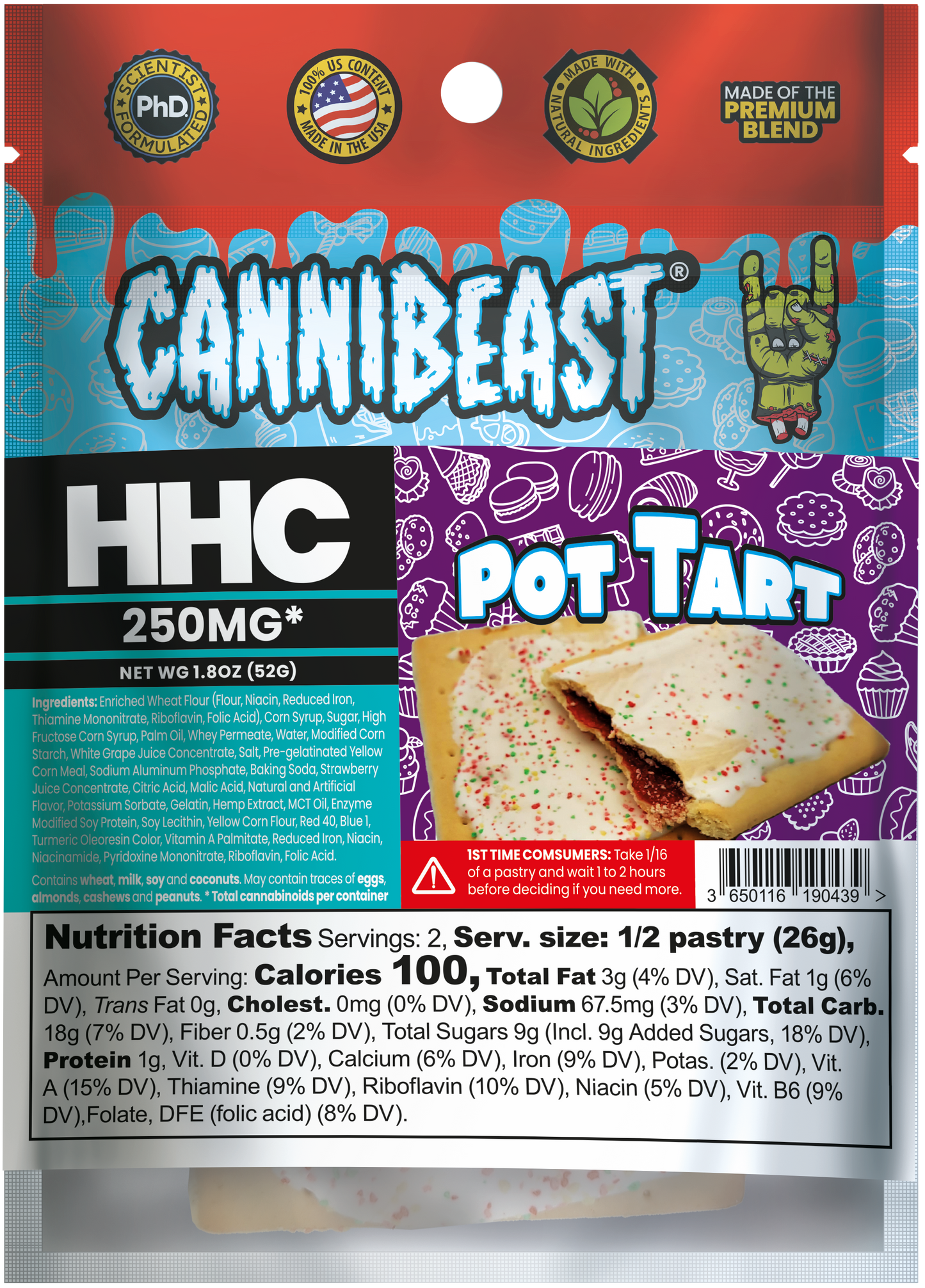 Cannibeast HHC Edibles 250mg